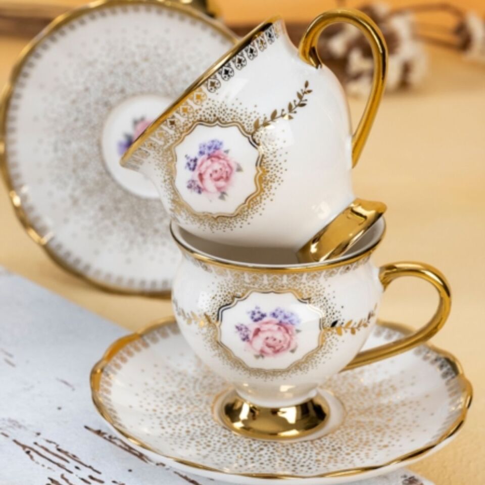 Acar Dianna 6 Kişilik Kahve Fincan Takımı