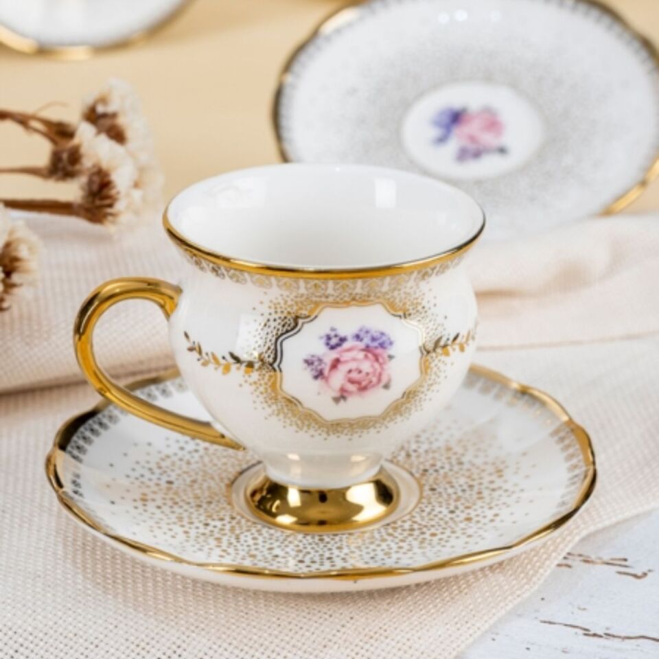 Acar Dianna 6 Kişilik Kahve Fincan Takımı