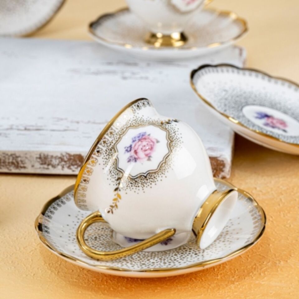 Acar Dianna 6 Kişilik Kahve Fincan Takımı