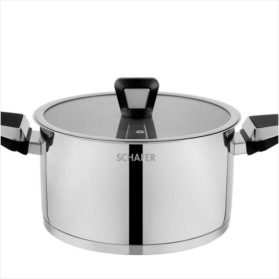 Schafer Premium Çelik Çeyiz Seti 18 Parça-Inox