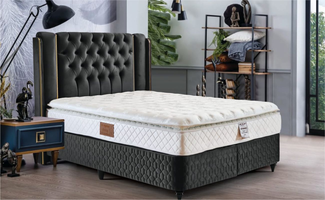 TOMA STELLA 160X200 YATAK SİYAH