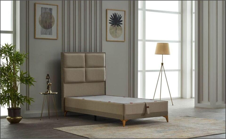 Calista 100X200 Yatak Keten Kahve