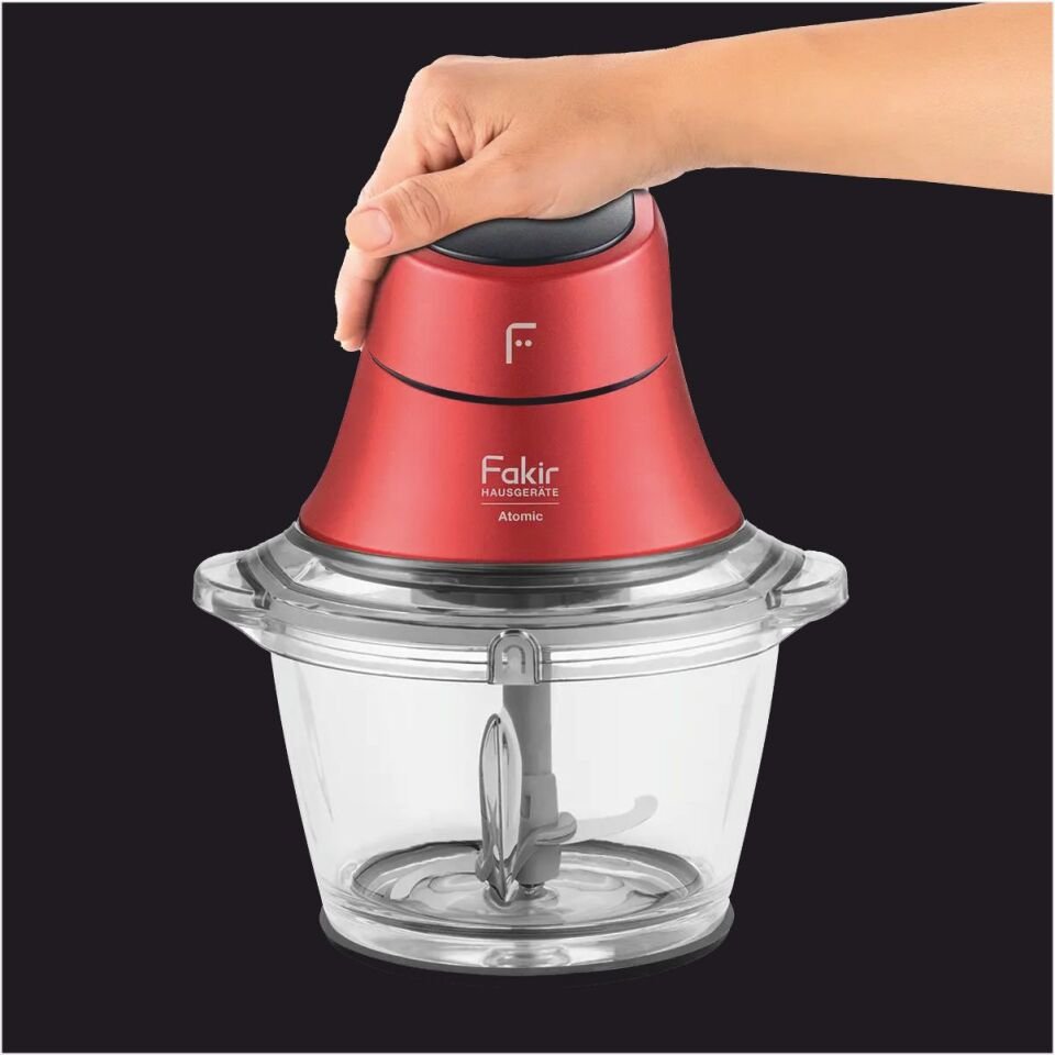 Fakir Atomic Kırmızı 600 W Cam Doğrayıcı