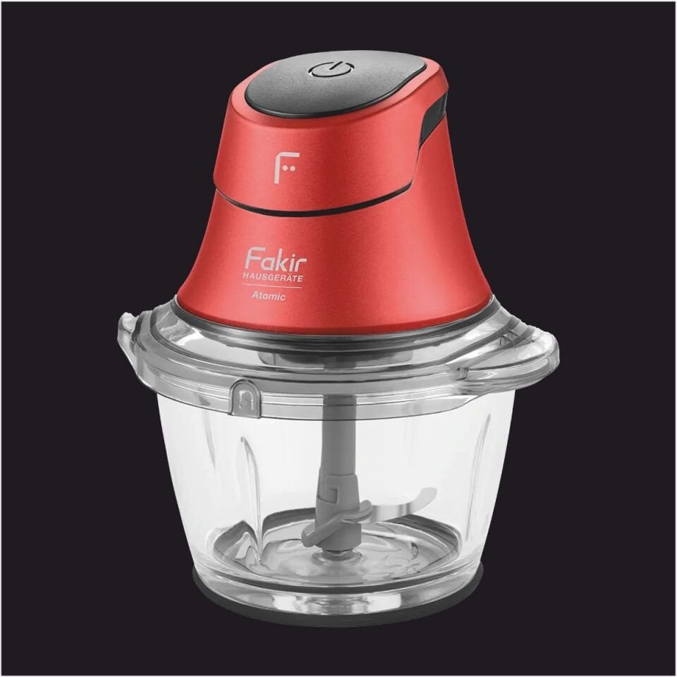 Fakir Atomic Kırmızı 600 W Cam Doğrayıcı