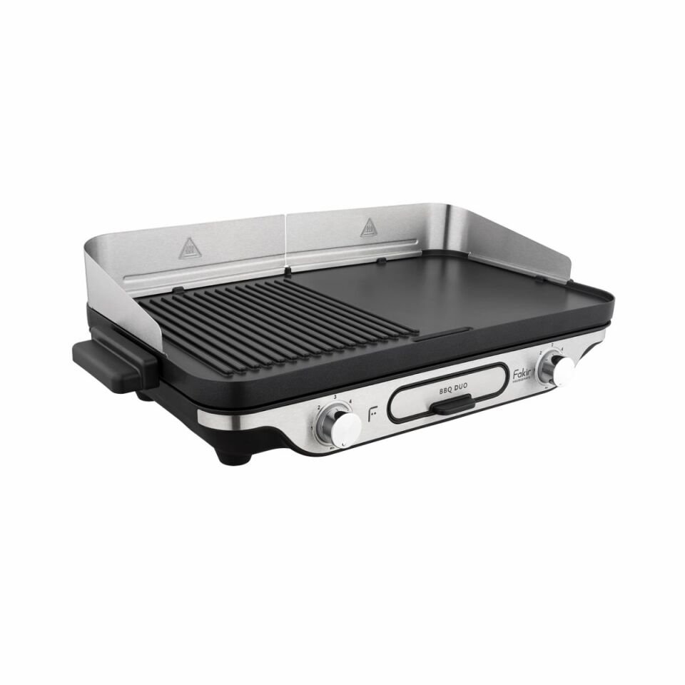 Fakir BBQ Duo Elektrikli Izgara 5 Kademeli Yapışmaz Plaka