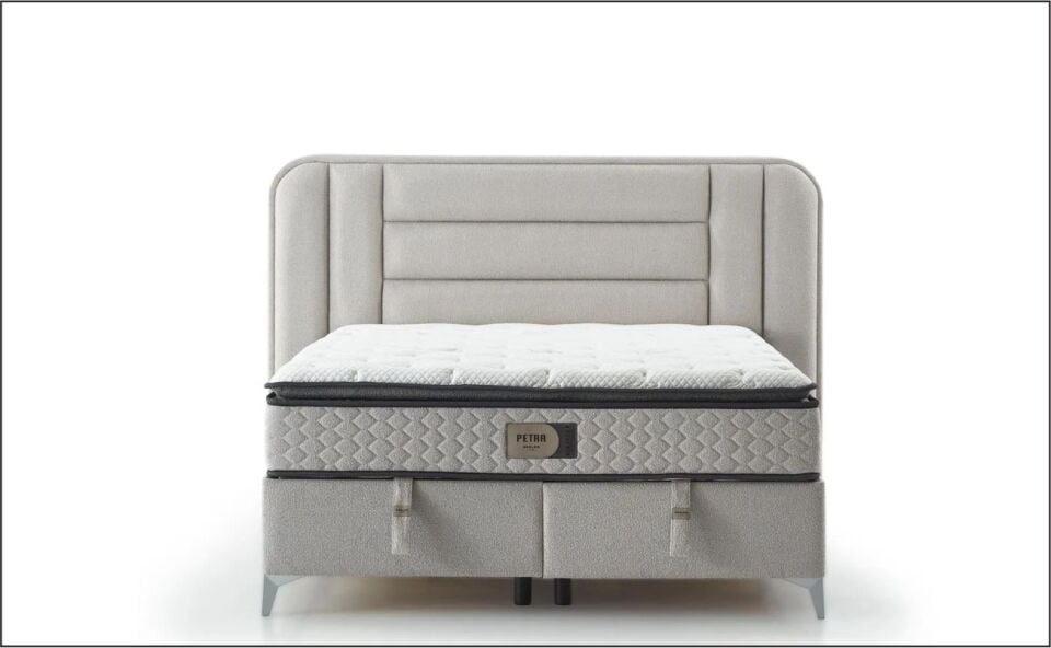 SÜSLER PETRA 160X200 BAZA BUKLE GRİ