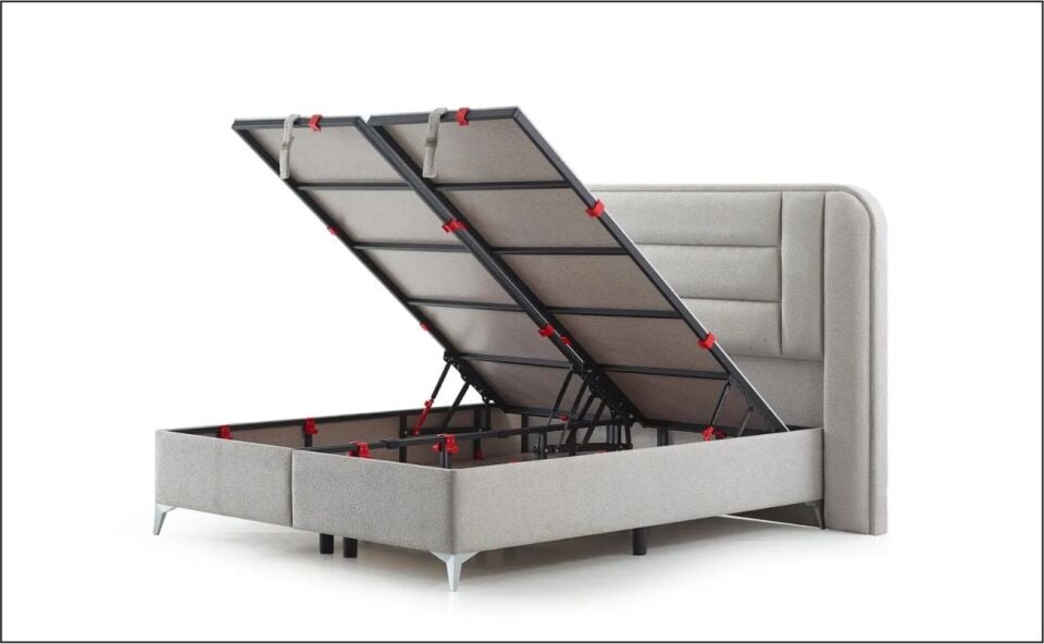 SÜSLER PETRA 160X200 BAZA BUKLE GRİ
