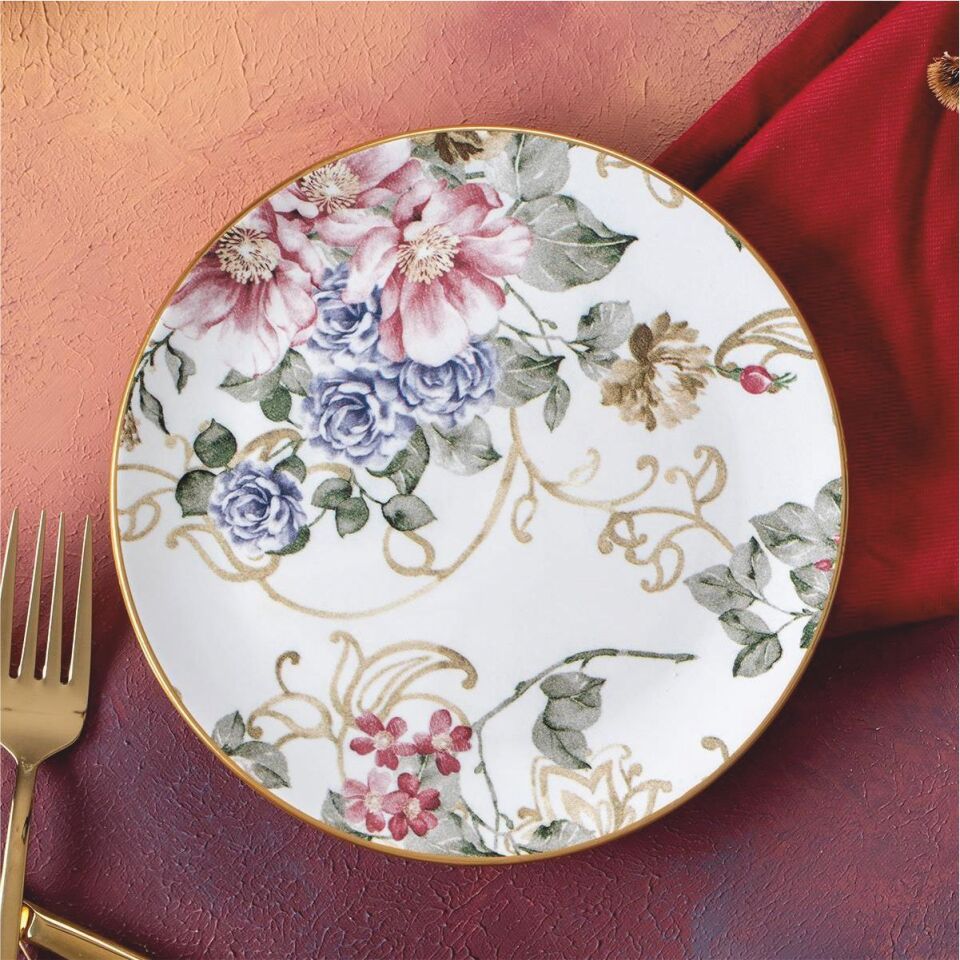 Acar Hca-06406/6 Rosa 6 Lı Pasta Tabağı 19 Cm