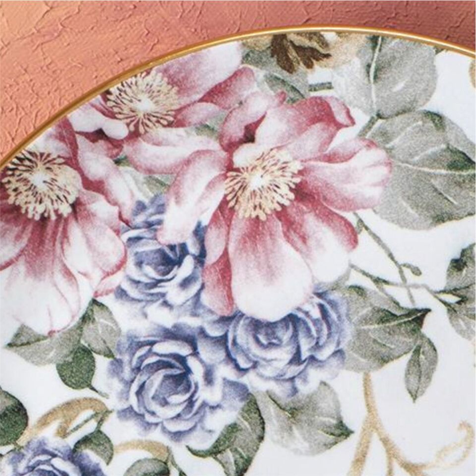 Acar Hca-06406/6 Rosa 6 Lı Pasta Tabağı 19 Cm