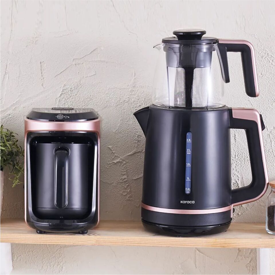 Karaca Gurme Super Plus 2.0 Elektrikli Evlilik Paketi Shıny Black