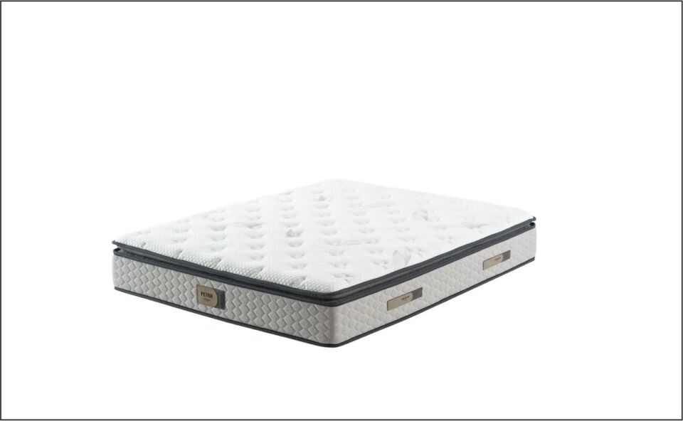 SÜSLER PETRA 160X200 YATAK BUKLE GRİ