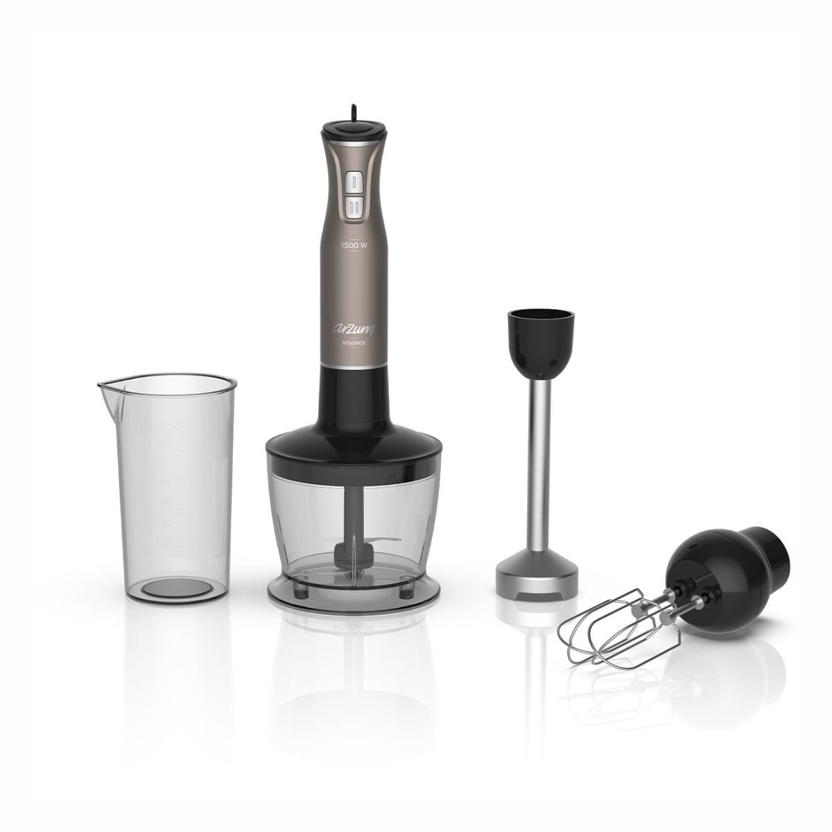 Arzum AR1138-T Minimix El Blender Seti - Toprak