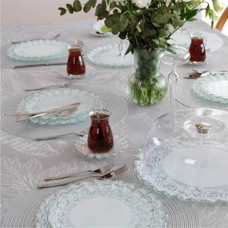 Glore Marche Platin 28 Parça Tea Time