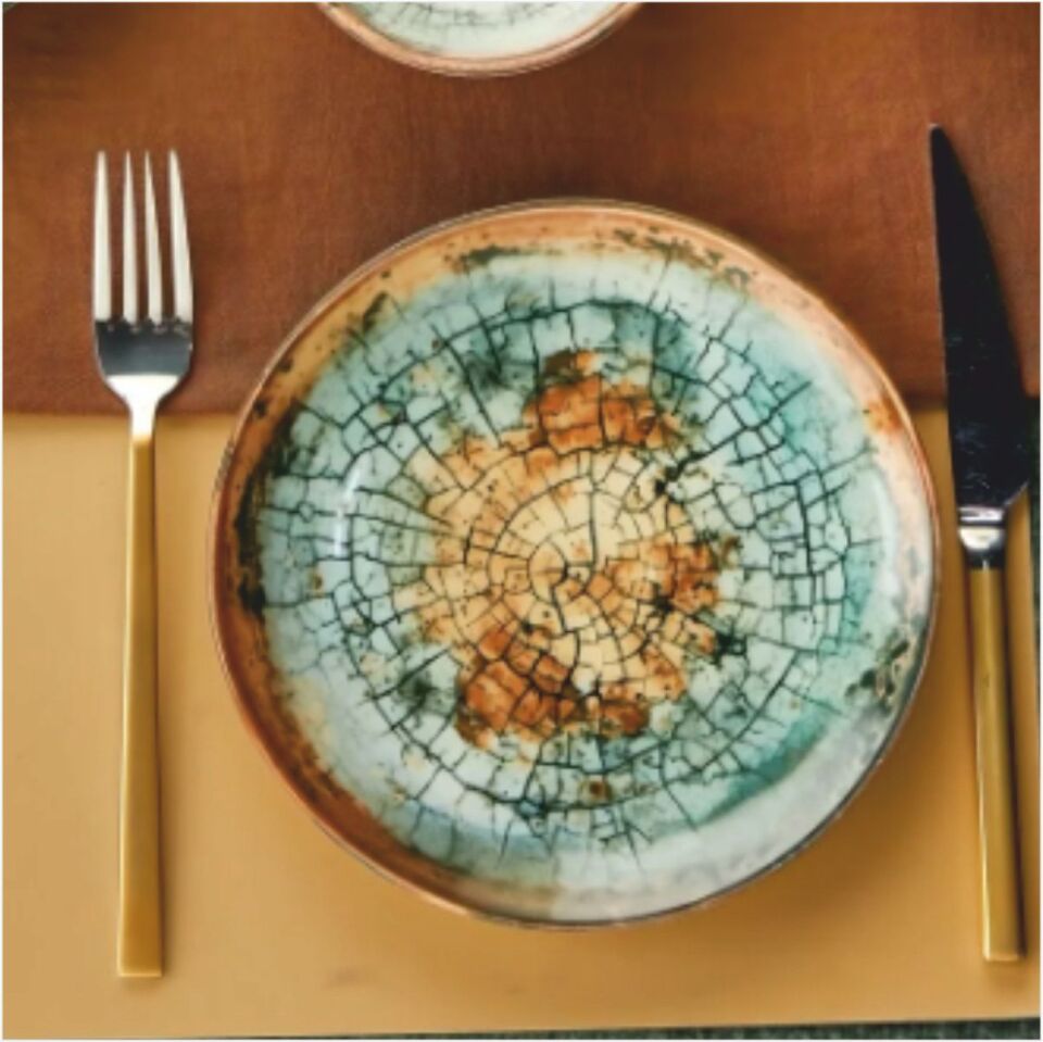 Cooker 14 Parça Pure Porselen Kahvaltı Seti