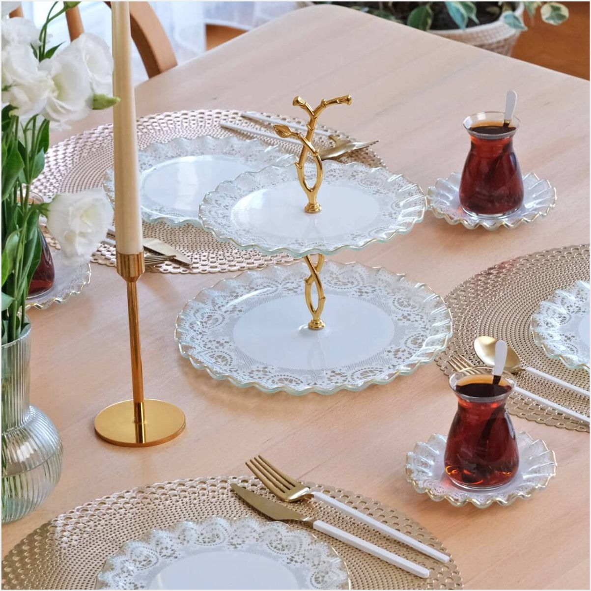 GLORE MARCHE ALTIN 28 PARÇA TEA TİME