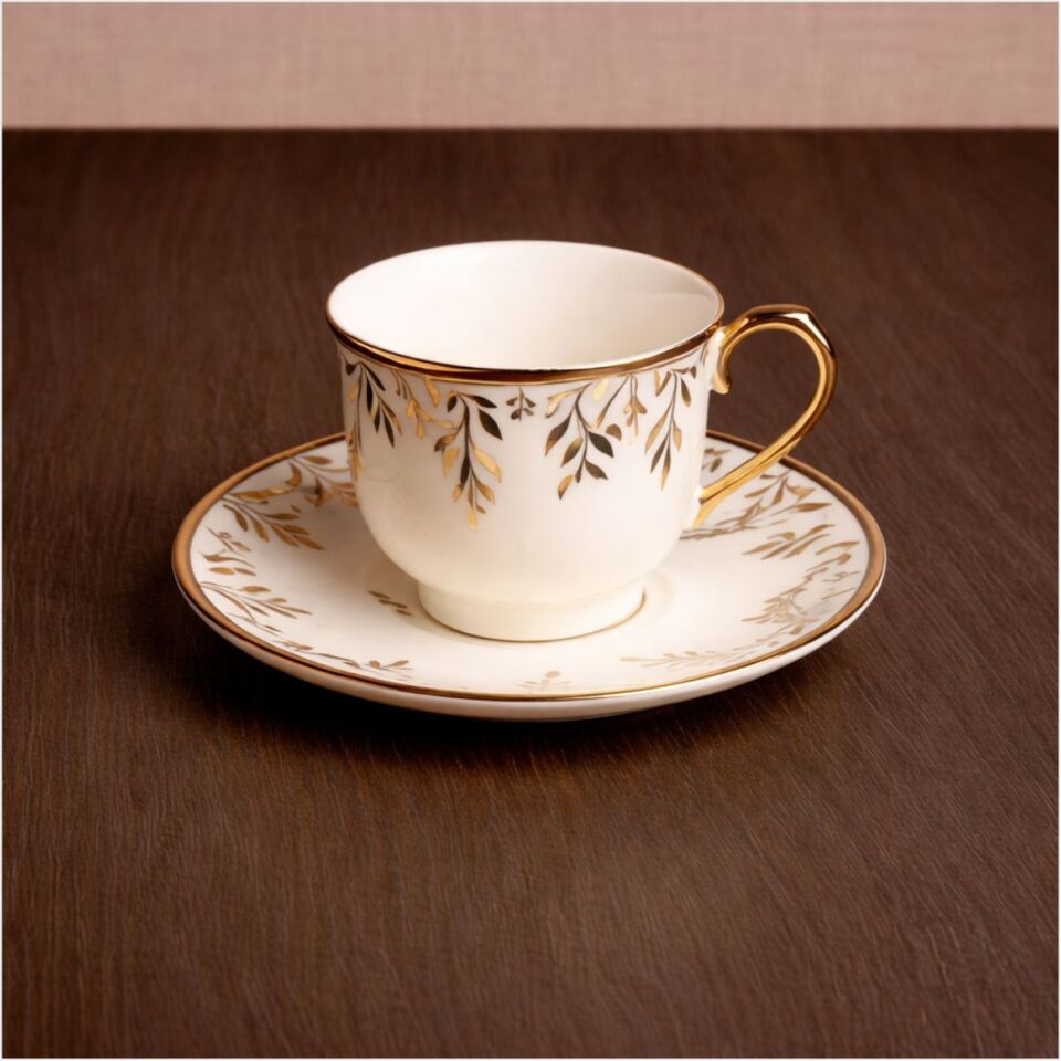PAÇİ-GLORY YALDIZLI 6LI KAHVE FİNCANI-P/POR-102168