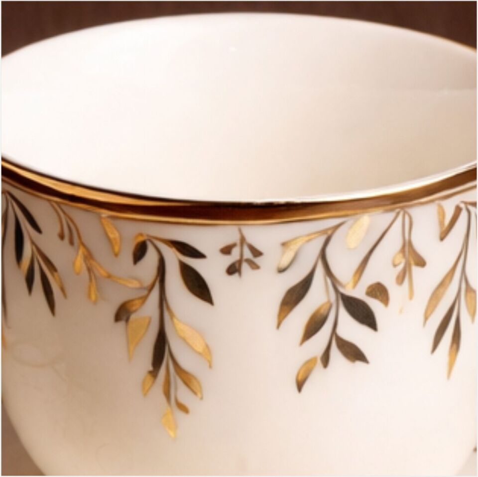 PAÇİ-GLORY YALDIZLI 6LI KAHVE FİNCANI-P/POR-102168