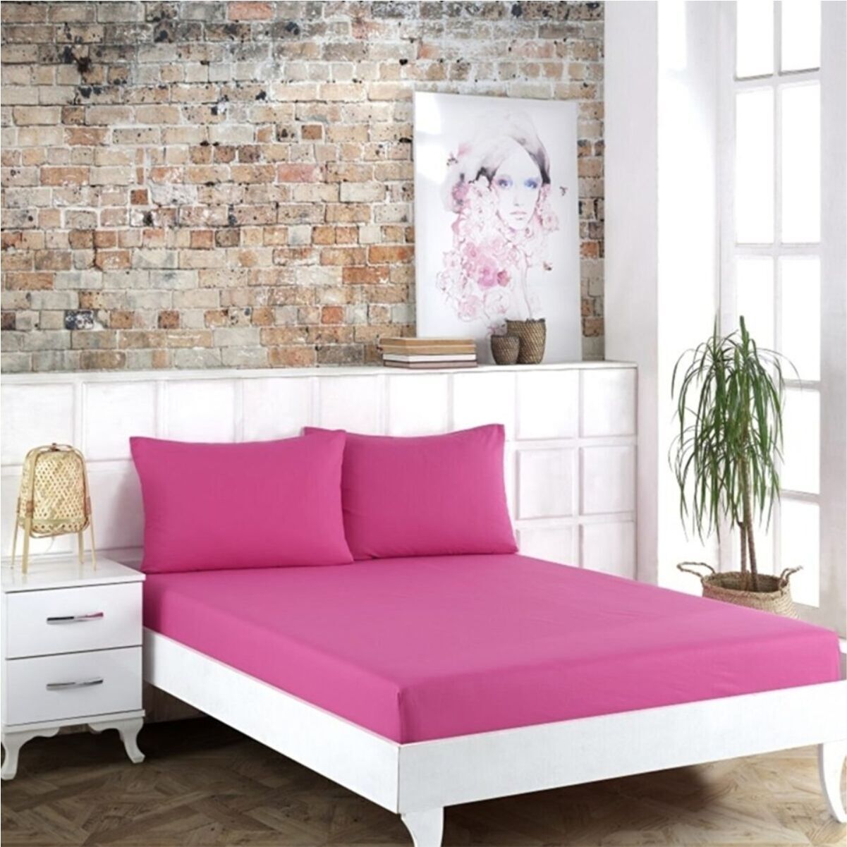 Aran Ranforce Lastikli Çarşaf Seti Çift Kişilik(180X200)