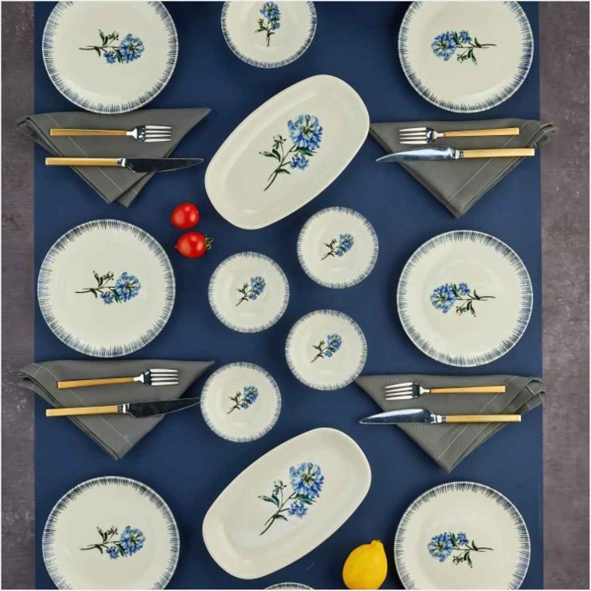 Cooker Ckr4262 Cooker 14 Parça Pure Porselen Kahvaltı Seti