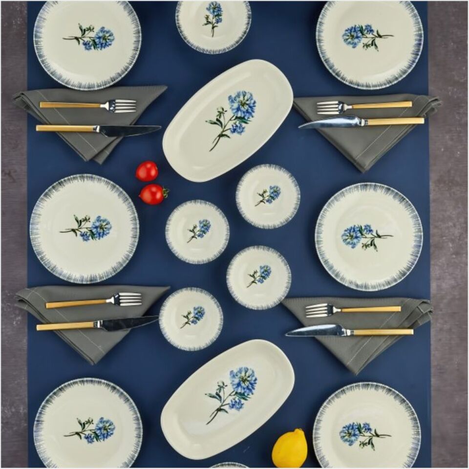 Cooker Ckr4262 Cooker 14 Parça Pure Porselen Kahvaltı Seti