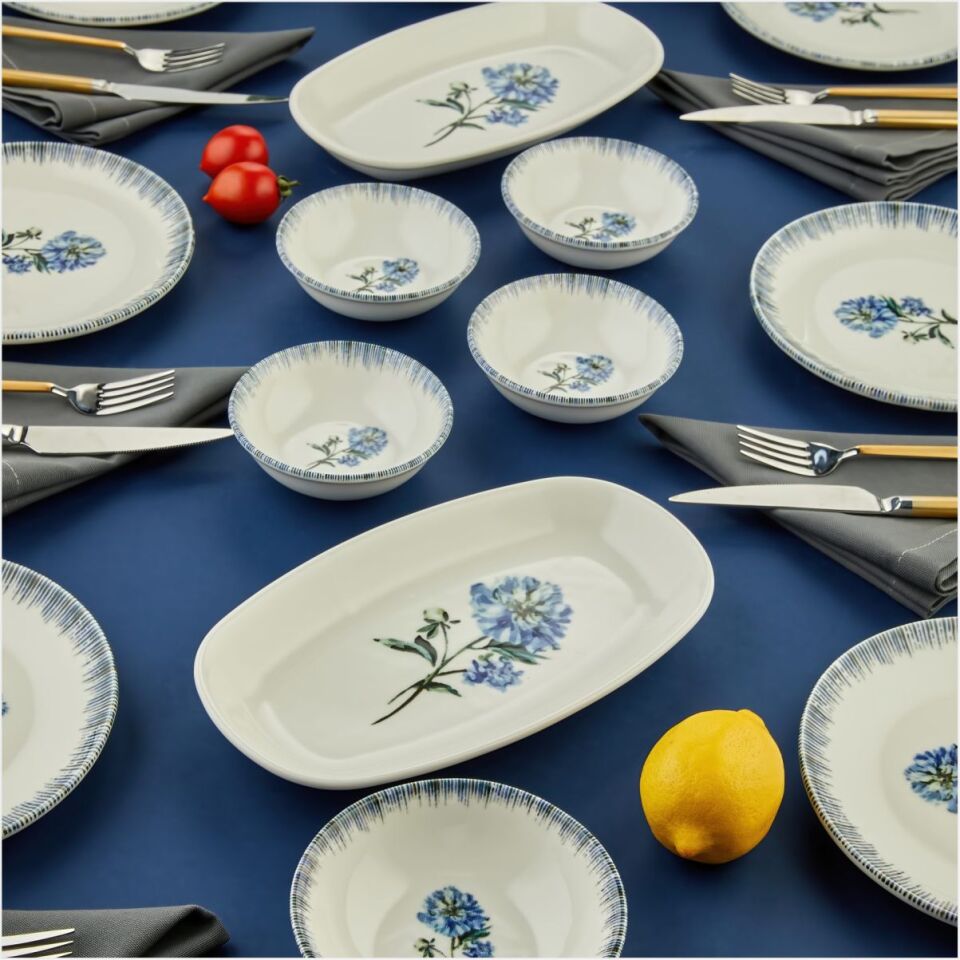 Cooker Ckr4262 Cooker 14 Parça Pure Porselen Kahvaltı Seti