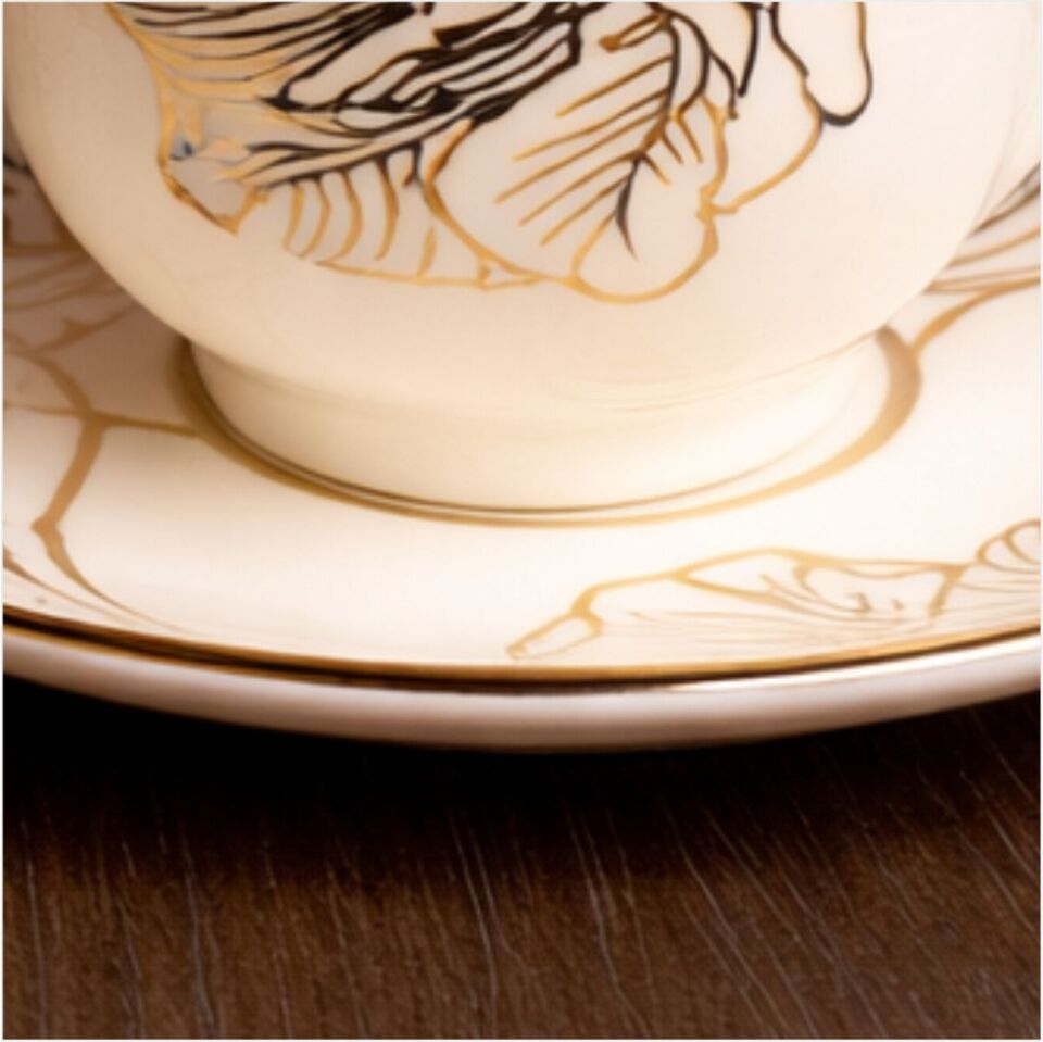 PAÇİ-GLORY YALDIZLI 6LI KAHVE FİNCANI-P/POR-102167