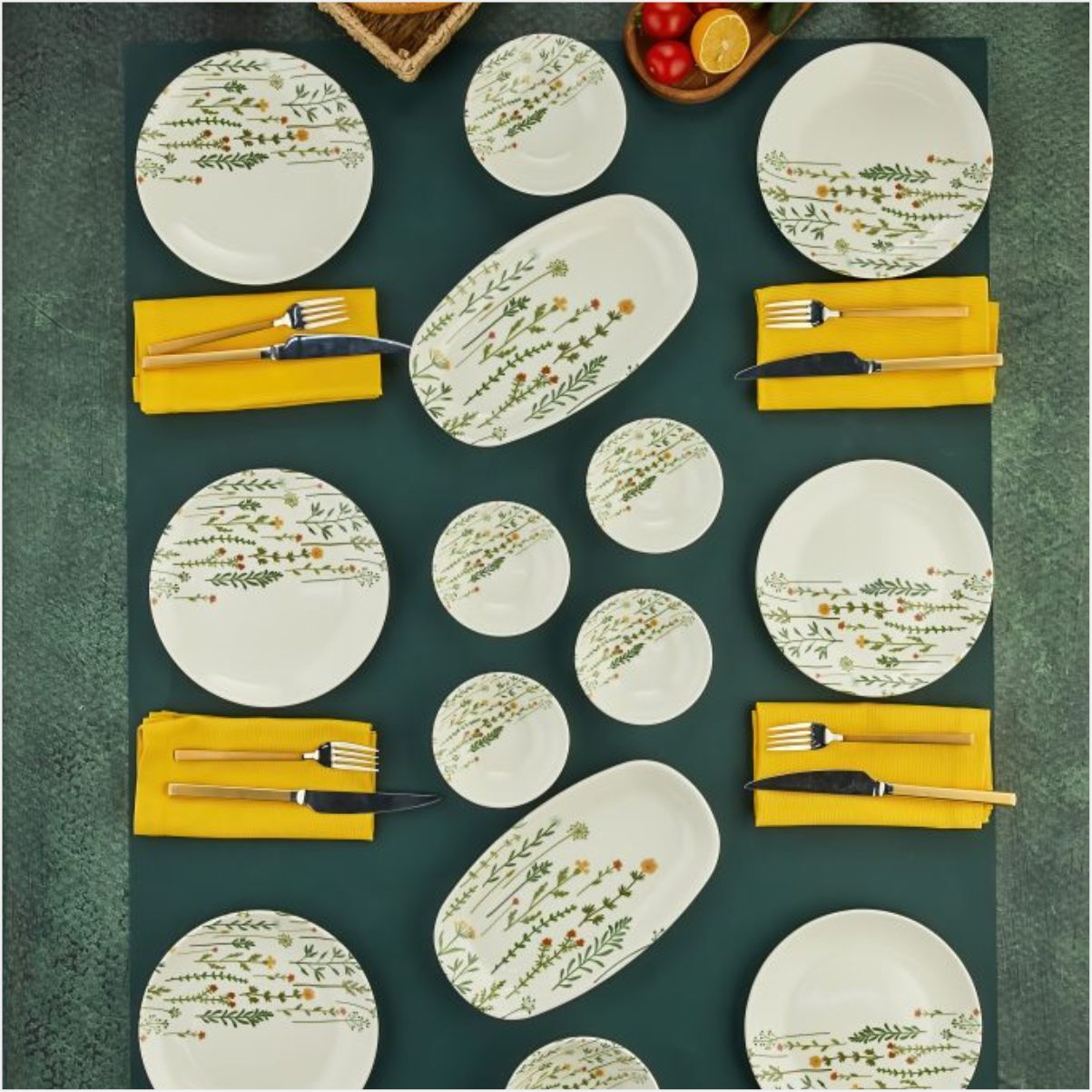 Cooker Ckr4261 Cooker 14 Parça Pure Porselen Kahvaltı Seti