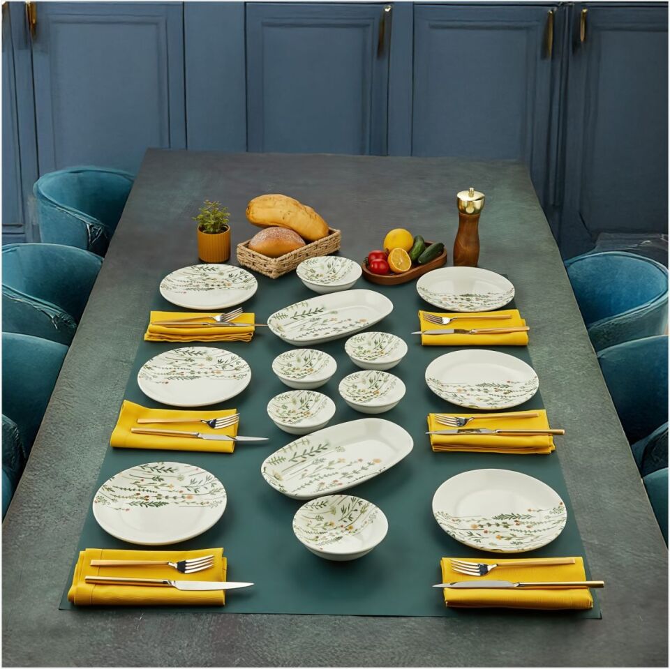 Cooker Ckr4261 Cooker 14 Parça Pure Porselen Kahvaltı Seti