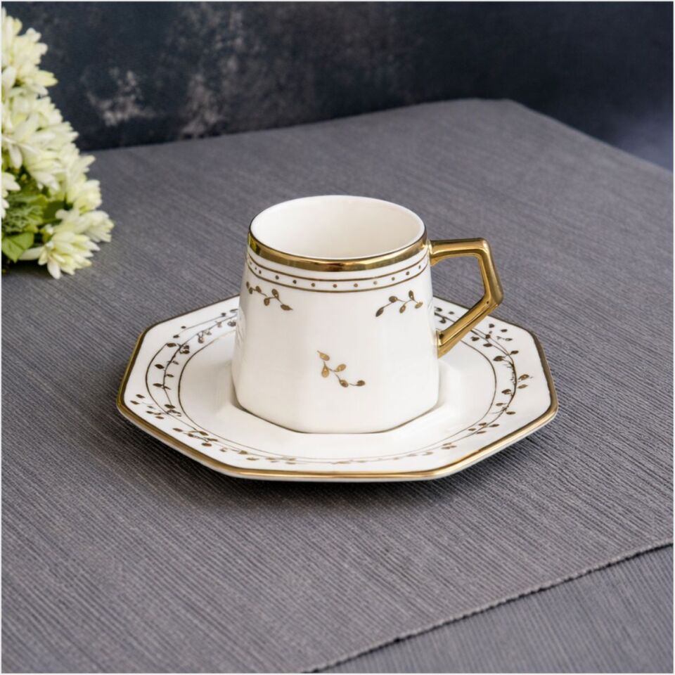 PAÇİ-KÖŞEGEN 6LI YALDIZLI KAHVE-P/POR-101858