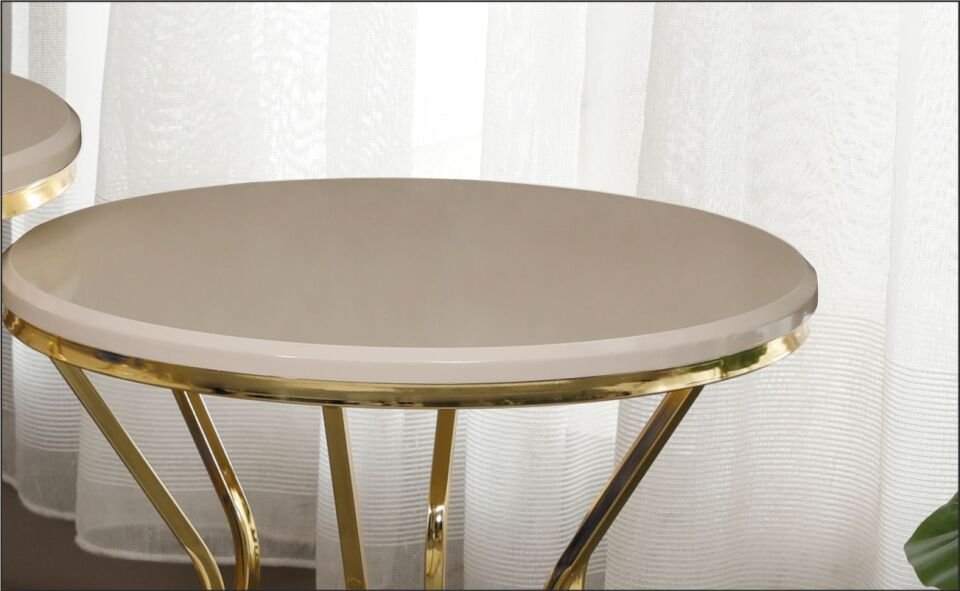 Odabaşı Kum Saati Efes Zigon Sehpa Gold Ayak