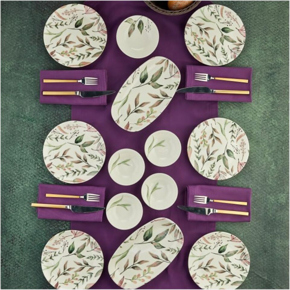 Cooker Ckr4259 Cooker 14 Parça Pure Porselen Kahvaltı Seti