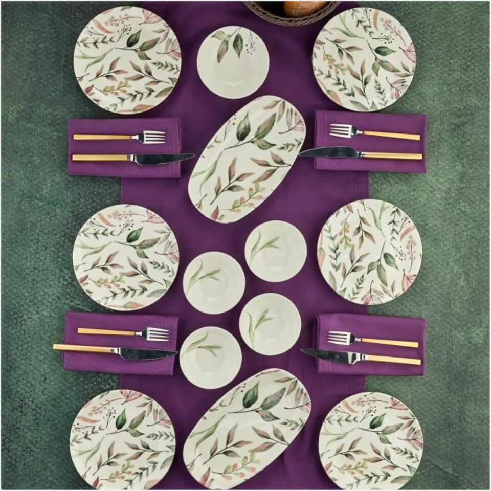 Cooker Ckr4259 Cooker 14 Parça Pure Porselen Kahvaltı Seti