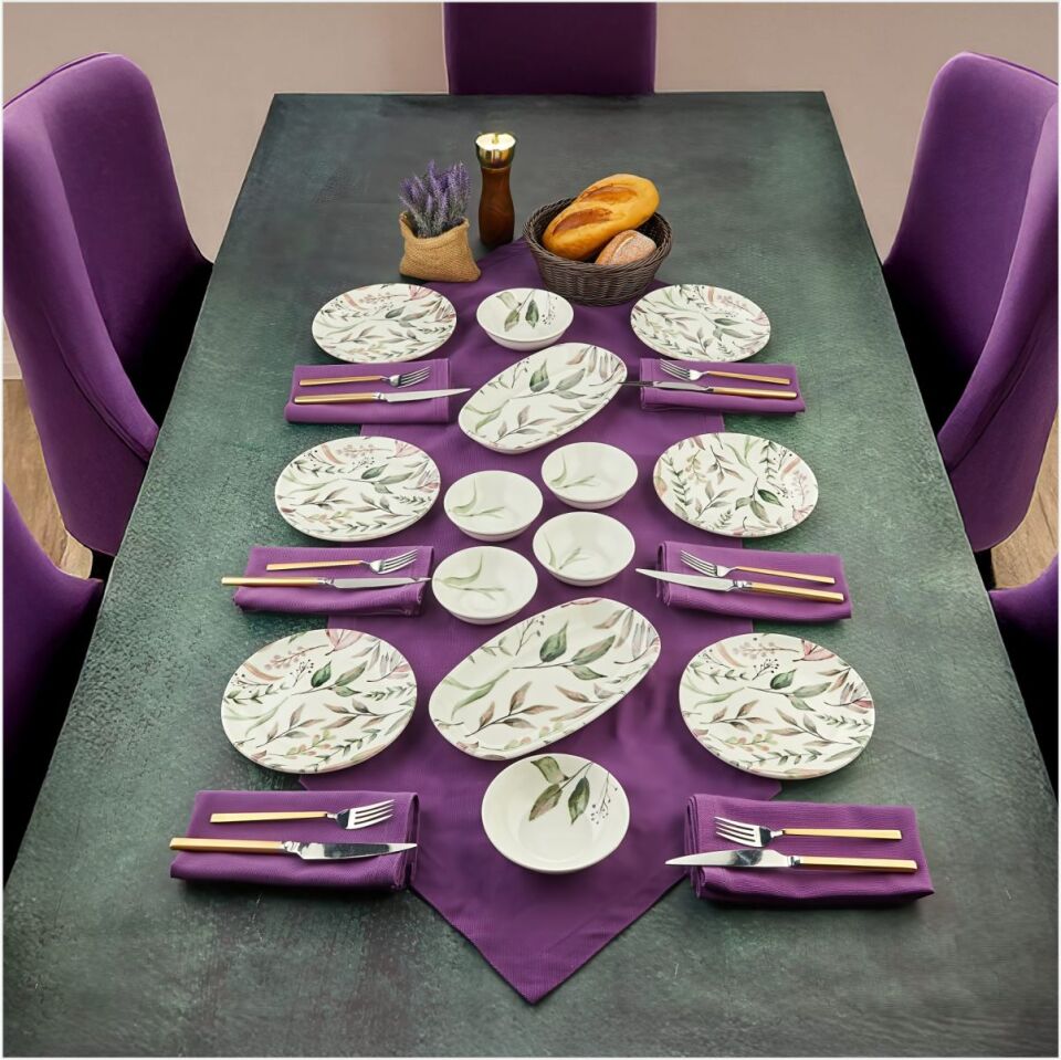 Cooker Ckr4259 Cooker 14 Parça Pure Porselen Kahvaltı Seti