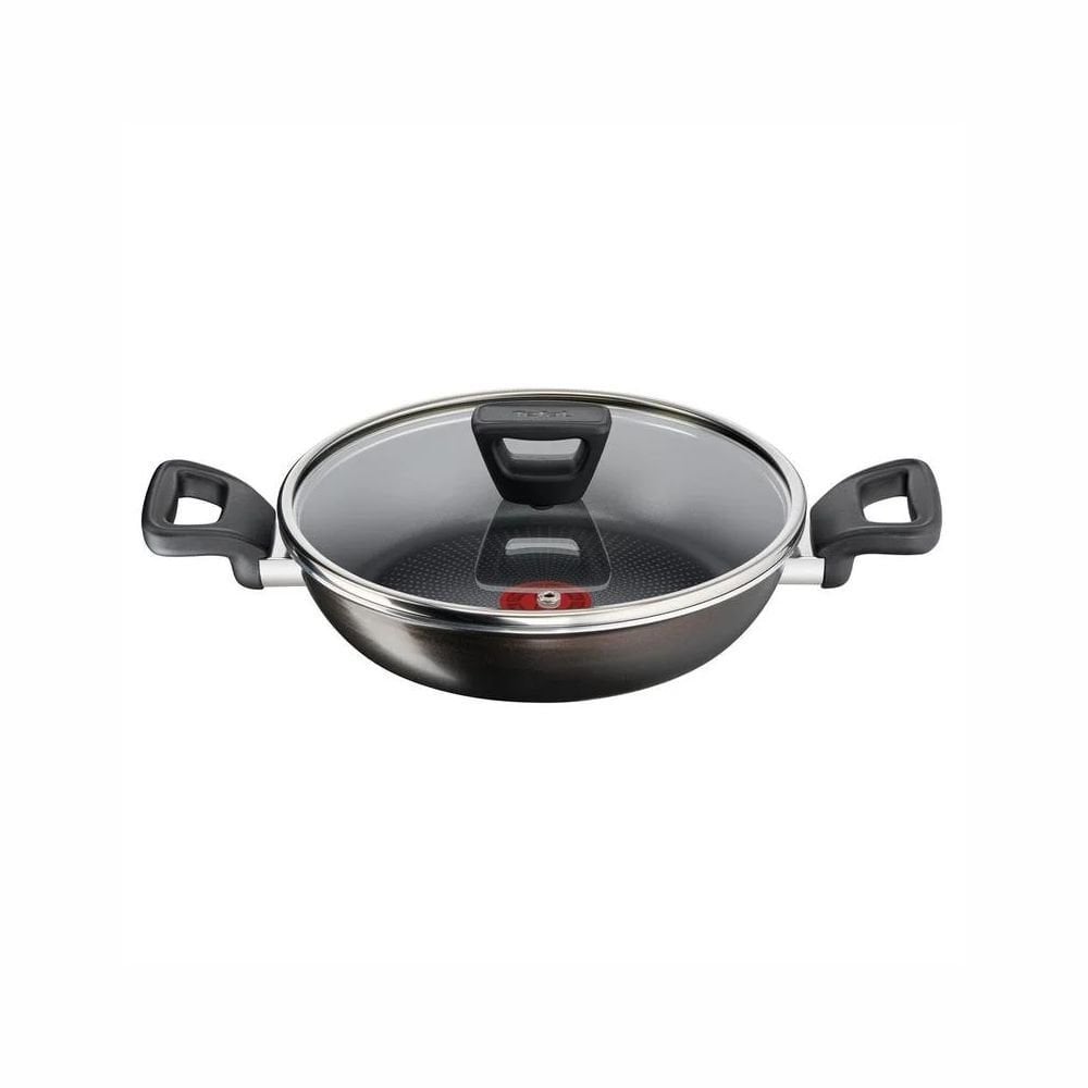 Tefal Titanyum 2X XL Difüzyon Tabanlı Kapaklı Sahan - 24 cm
