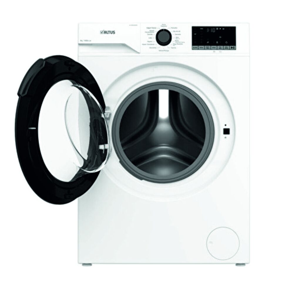 Altus Al Cm 81050 8 Kg - 1000 Devir - Inverter Motor - Beyaz Pano/Siyah Kapak