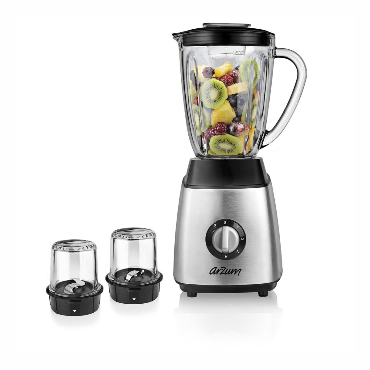 Arzum AR1056 Maxiblend Glass Sürahi Blender - Paslanmaz Çelik