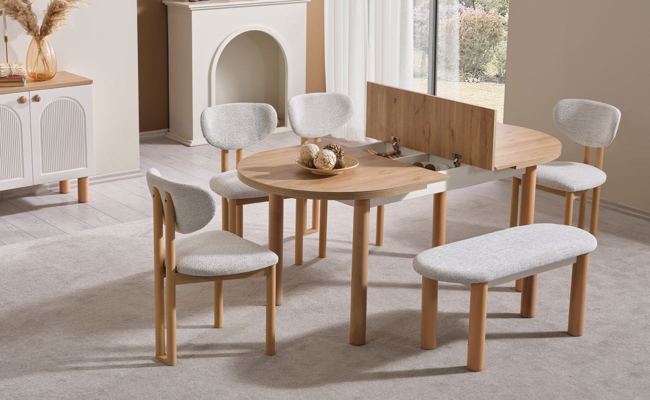 Bohem 105 Lik Kalın Ayak Benç