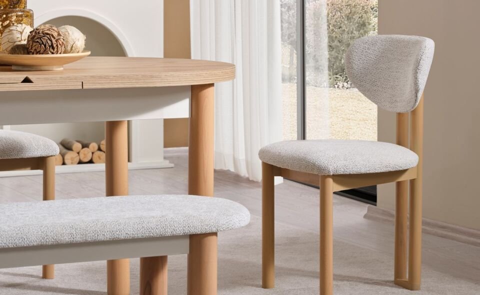 Bohem 105 Lik Kalın Ayak Benç