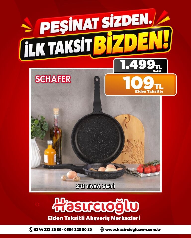 SCHAFER 2 Lİ TAVA SETİ