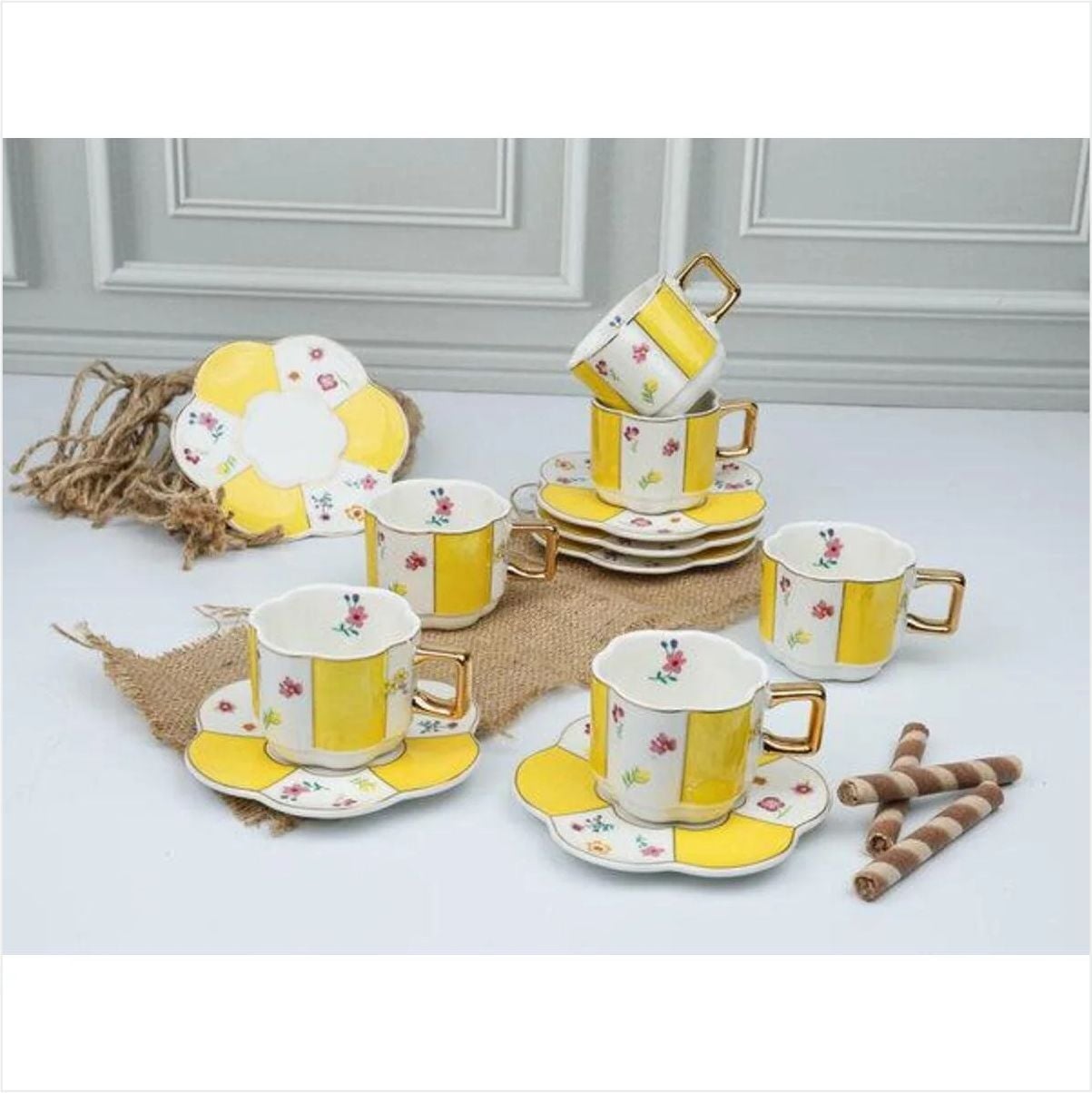 REKABET GNM 001 LISSOME 6'LI KAHVE FİNCAN TAKIMI