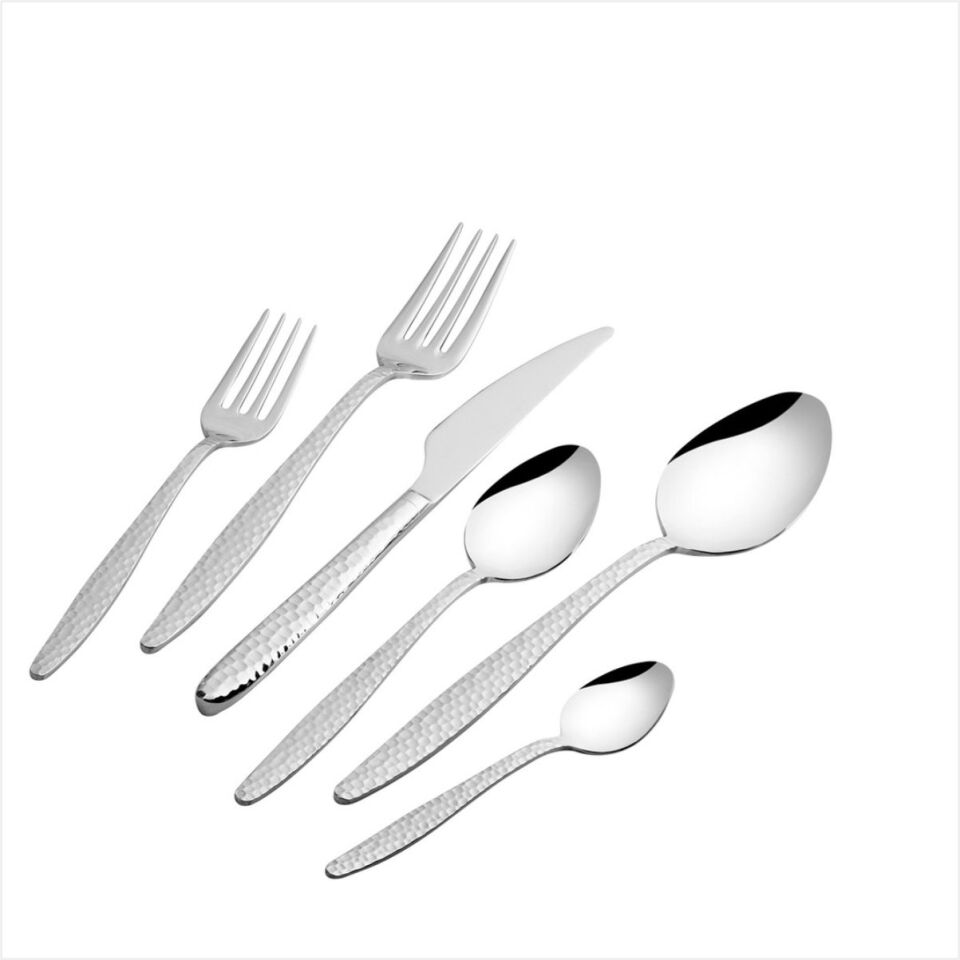 Karaca Baste 72 Parça Çatal-Kaşık-Bıçak Set Kutulu Platın