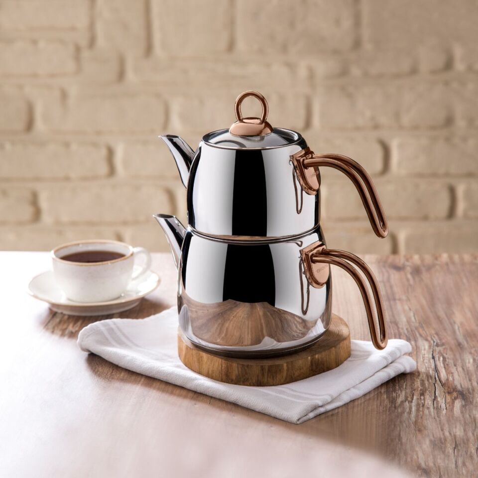 Emsan Teatanyum Maxi İndüksiyon Tabanlı Çaydanlık Takımı