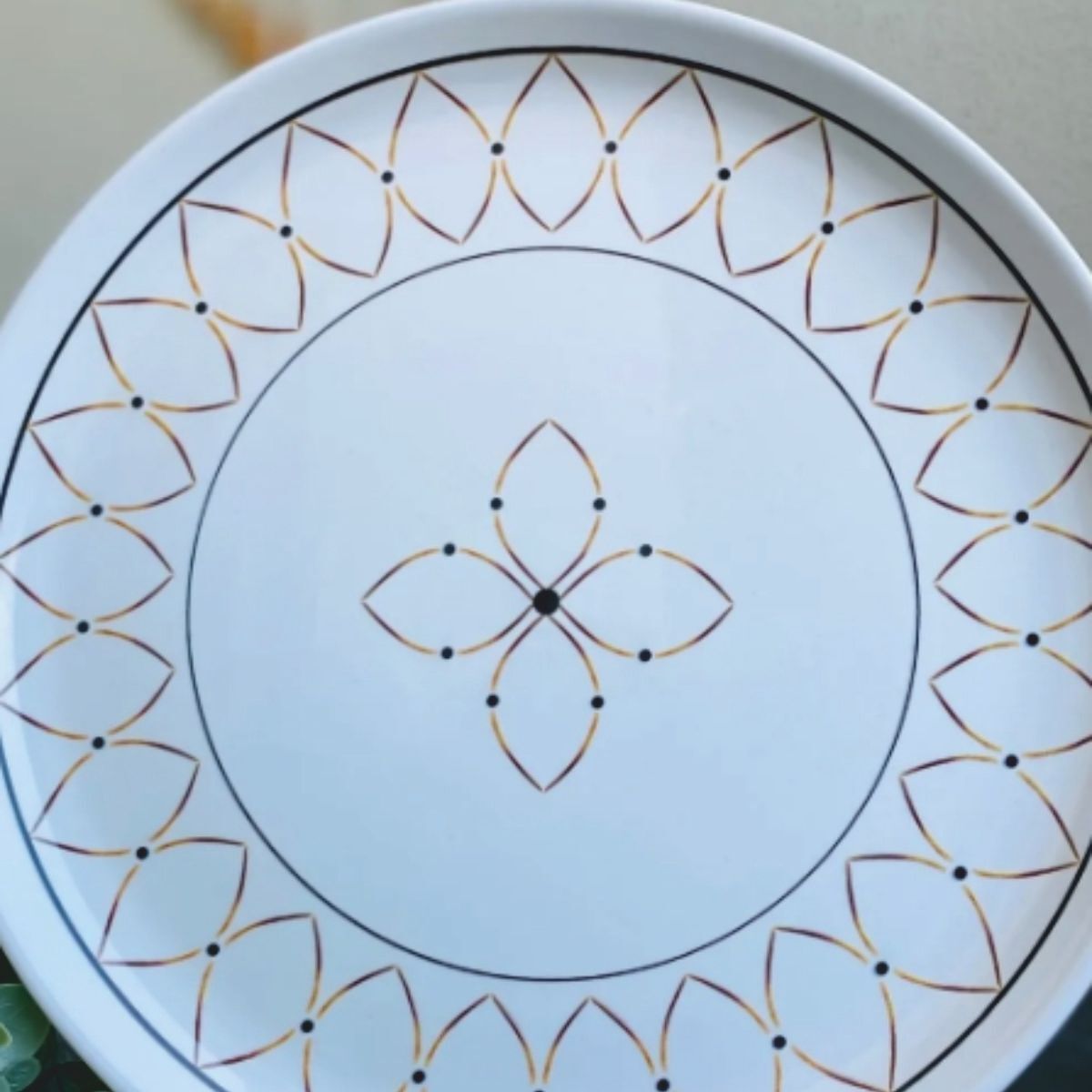 Htm Yuvarlak Orta Sunumluk Gold Jc7996-12.5