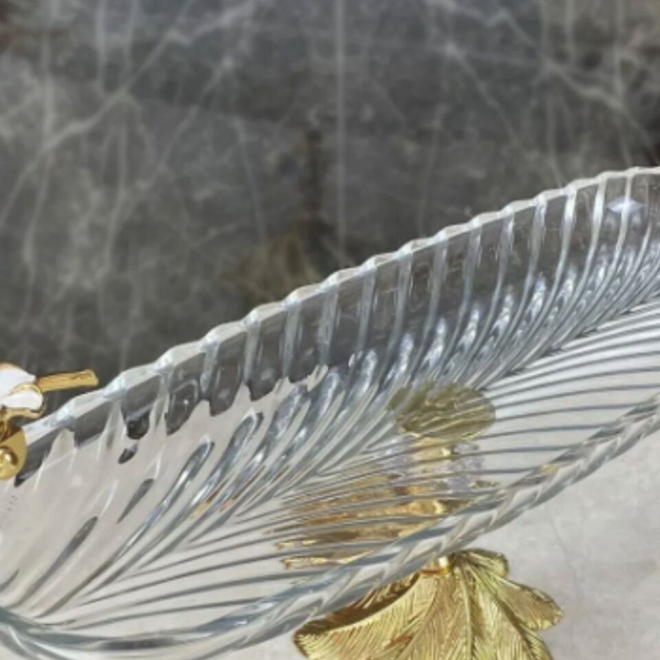 Htm Oval Orta Sunumluk Gold Jc7995-12.5