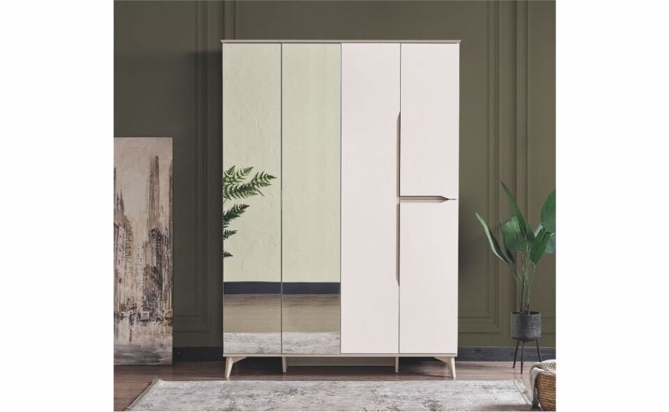 MEDİSA LİNA 4 KAPAKLI DOLAP