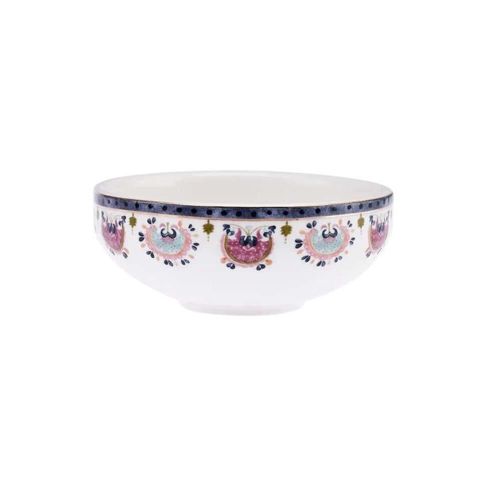 Emsan Ethnic Pink Porselen 32 Parça 6 Kişilik Kahvaltı/Servis Takımı