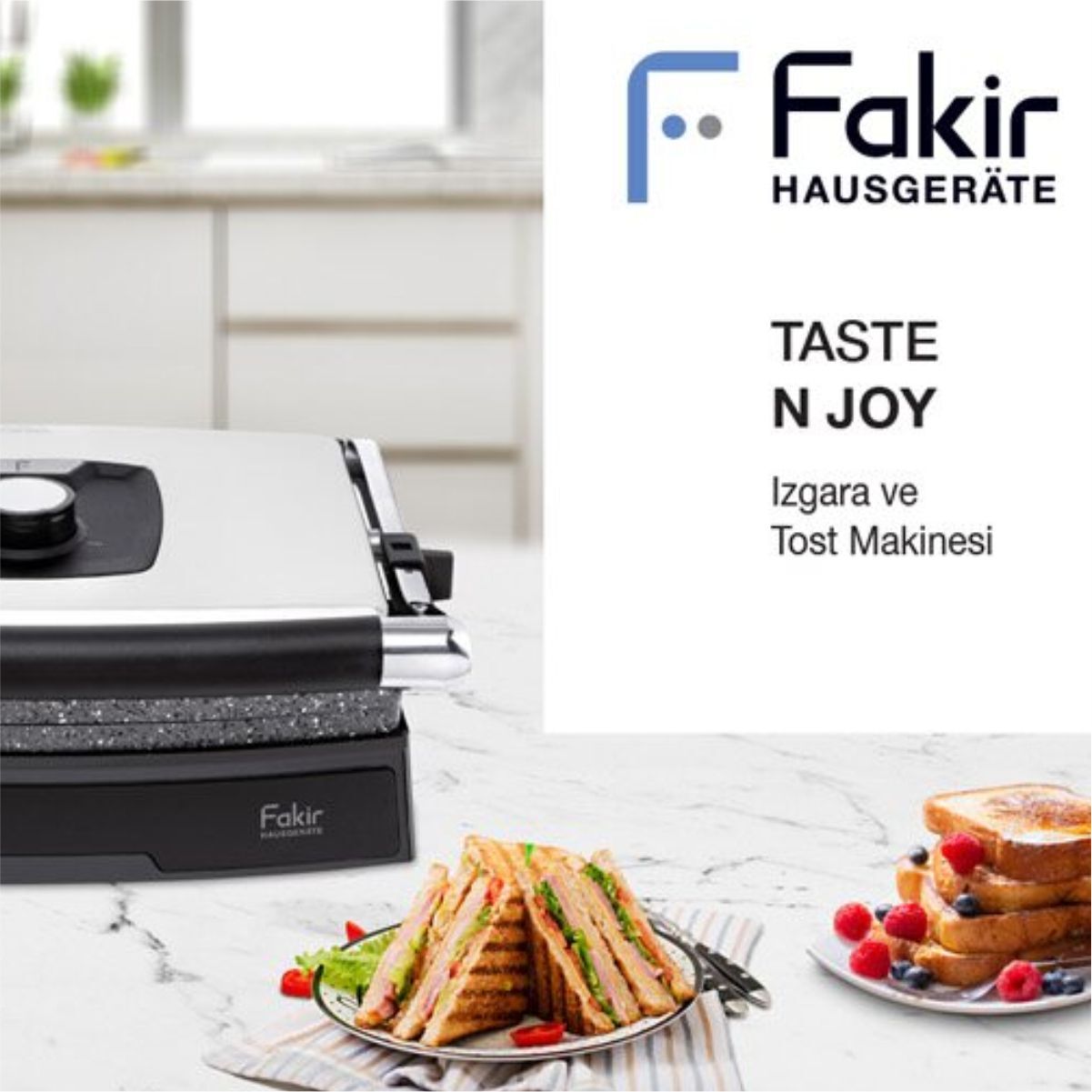 Fakir N Joy Tost Makınası - Silverstone