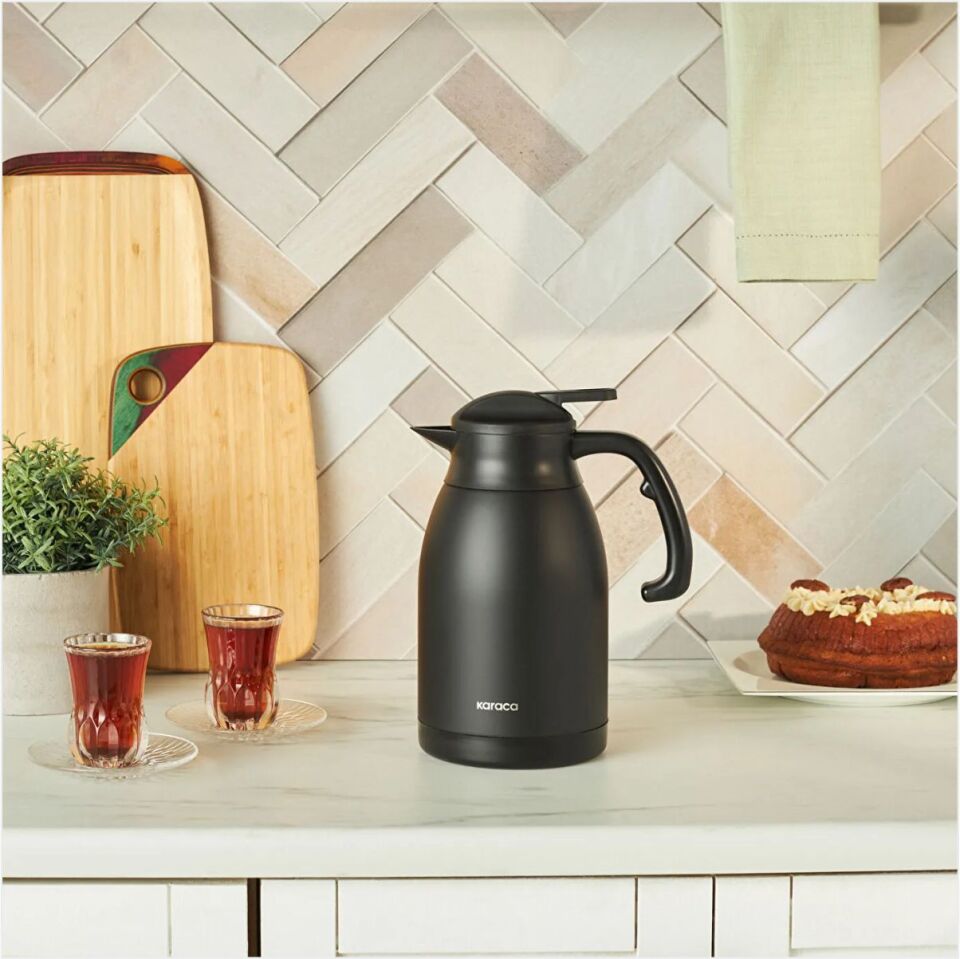 Karaca Termoluxe Termos 2 L Siyah