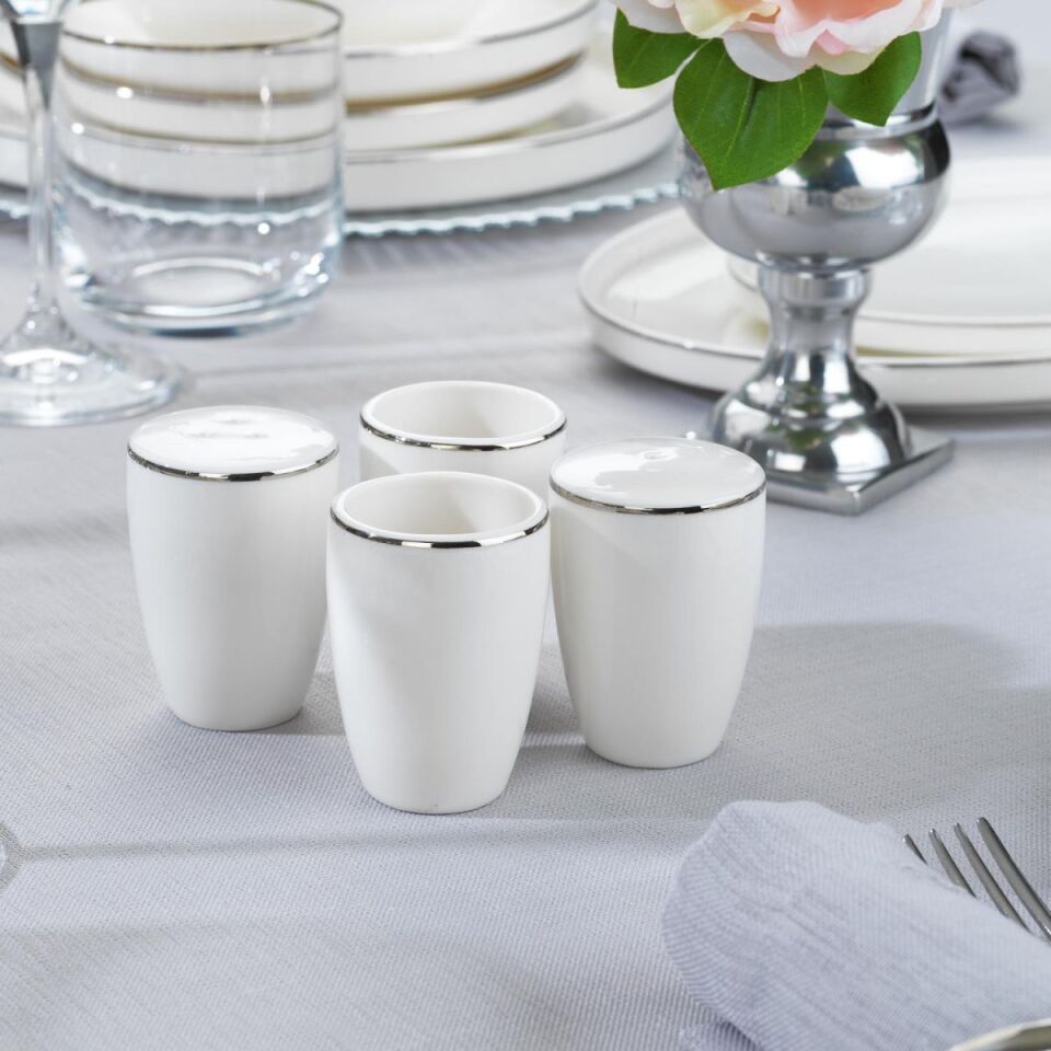 Schafer Adel Platin Yemek Takımı-56 Parça-Platin