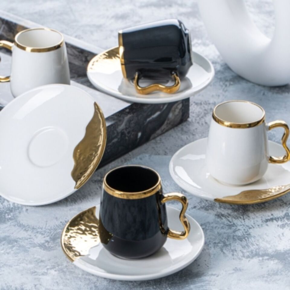 Acar Kilian 6 Kişilik Kahve Fincanı Takımı - 90 ml